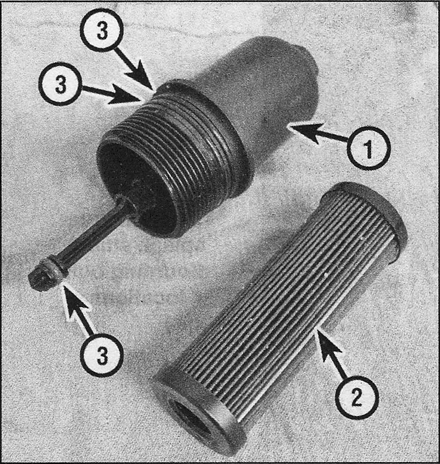 Ford F150 Remove the old filter element, replace and lubricate the 0-rings, then install a new filter element into the housing